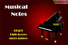 Музична гра онлайн, Відгадай ноти