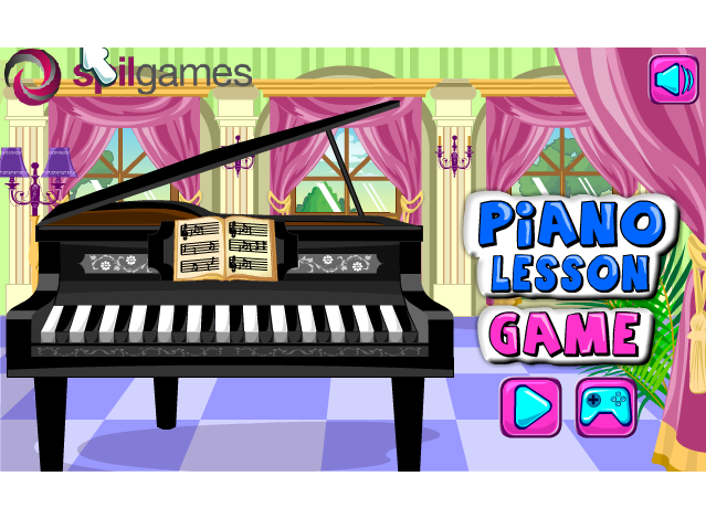 Музична гра онлайн, Уроки гри на піаніно